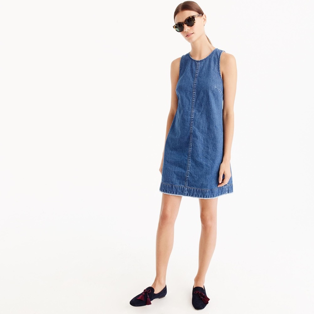 J. Crew Denim Shift Dress